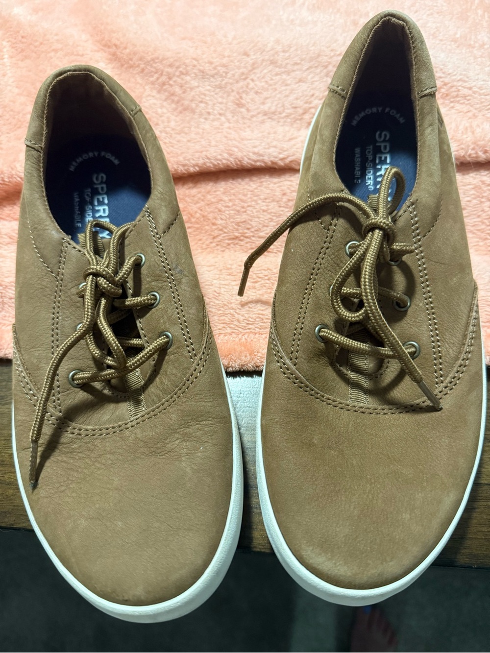 Sperry Big Kids Brown Leather Lace-Up Boat Shoes